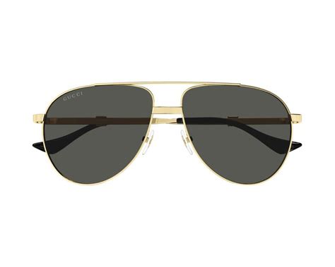 gucci gg1440s|Aviator frame sunglasses in gold.